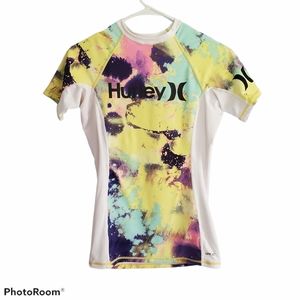 Hurley UPF 40+ Short Sleeve Rash Guard Size MED